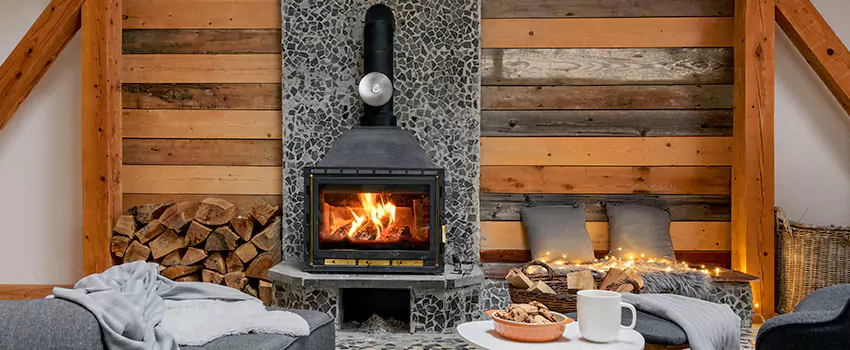 Thelin Hearth Products Direct Vent Gas Stove Fireplace Inspection in Martinez, Georgia